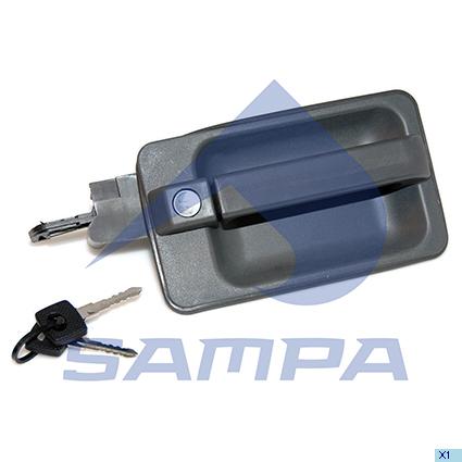 Ручка дверей Mercedes 1820 зовнішня L 1810 0135