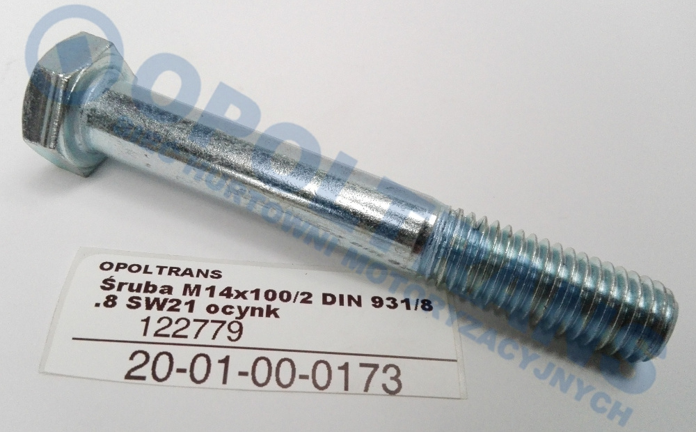 Болт амортизатора M14x100 Mercedes 609D 20-01-00-0173