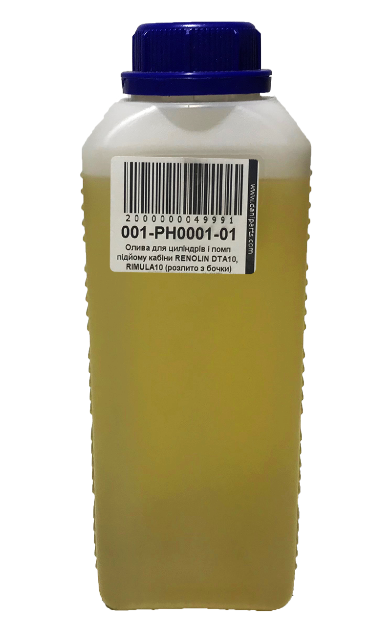 Масло гідравлічне RENOLIN DTA10, RIMULA10 001-PH0001-01
