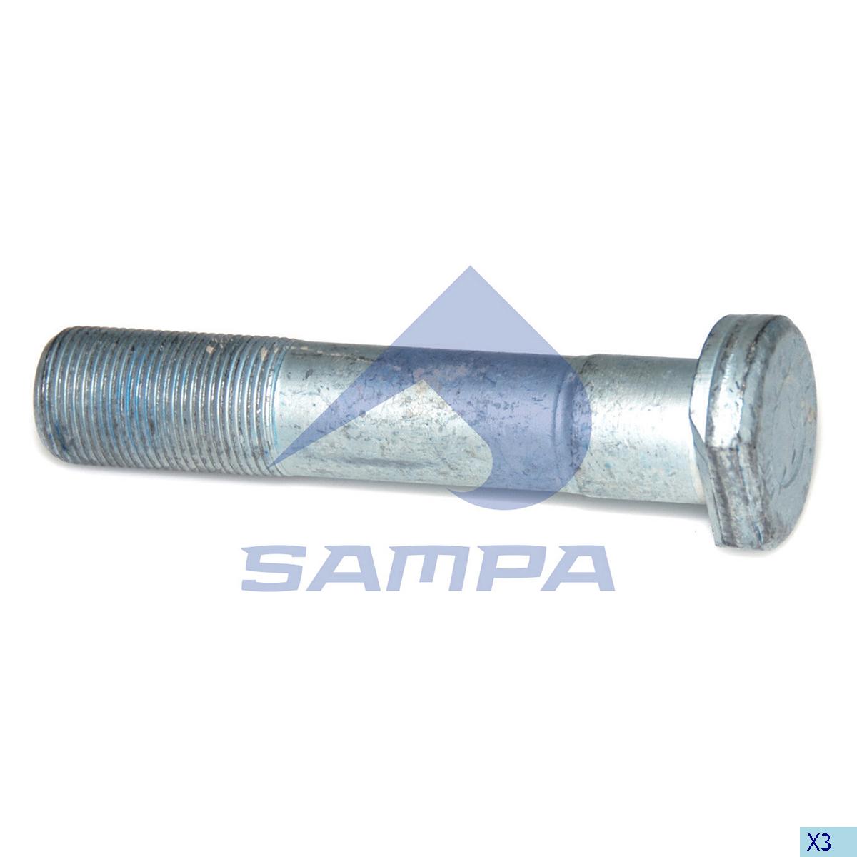 Шпилька колеса M22x110 MB, MAN TGX-A-S перед 021.074