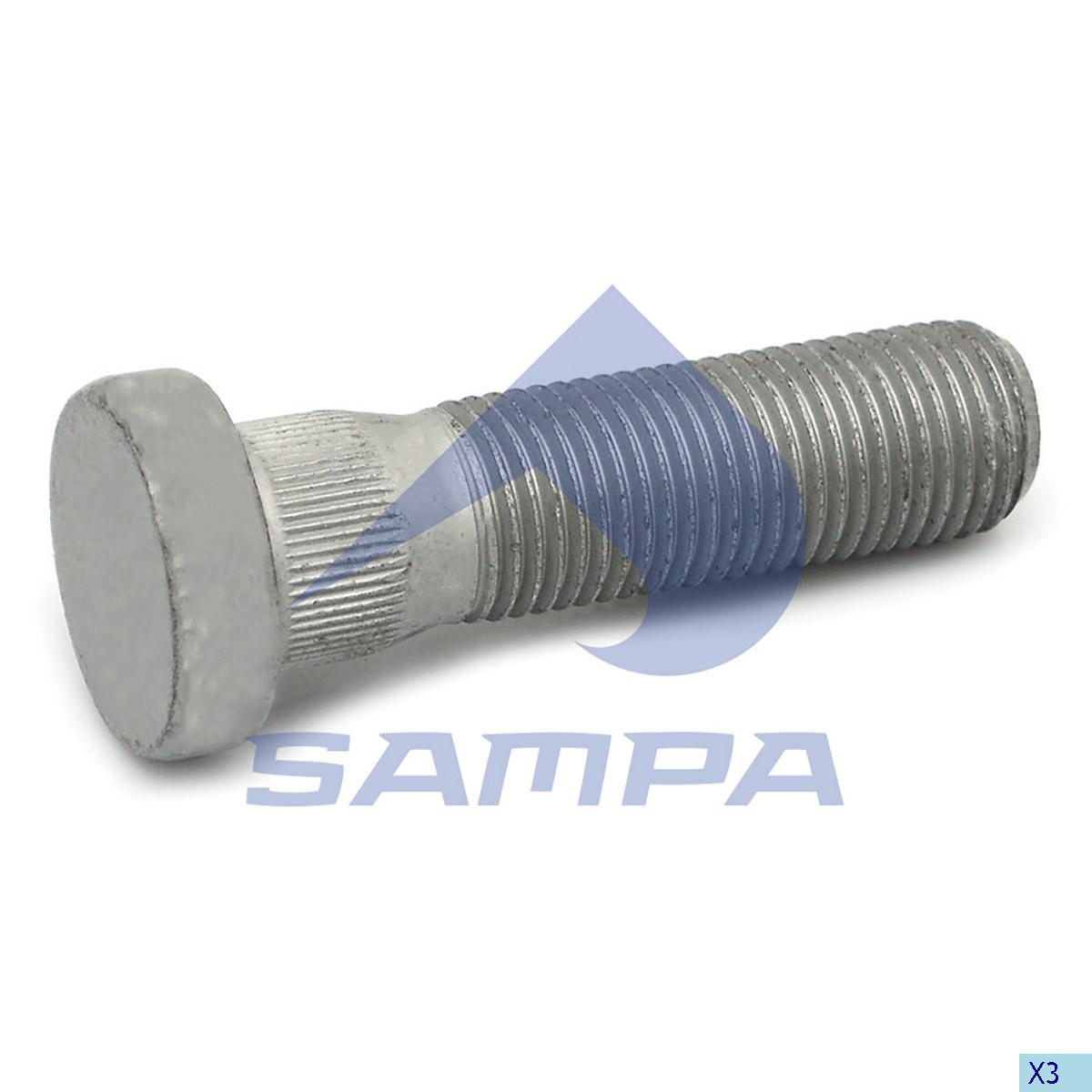 Шпилька колеса Scania 4, R зад 85/95mm 043.258