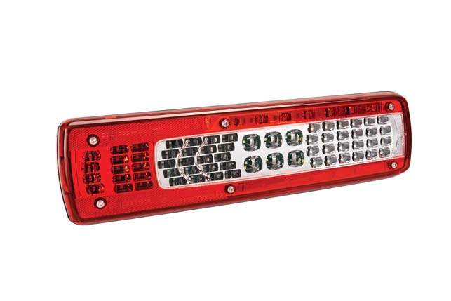 Фонарь задний Renault Magnum, Premium левый AMP LED ISS1038LSLH