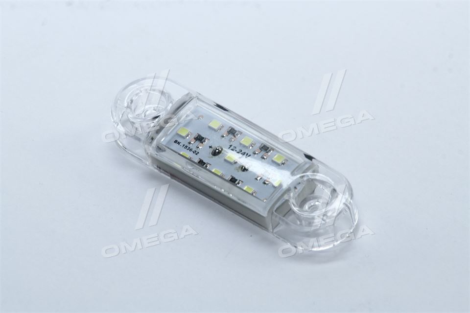 Фонарь габаритный 24V LED белый (9 диодов, 3 ряда) (TEMPEST) TP02-57-049