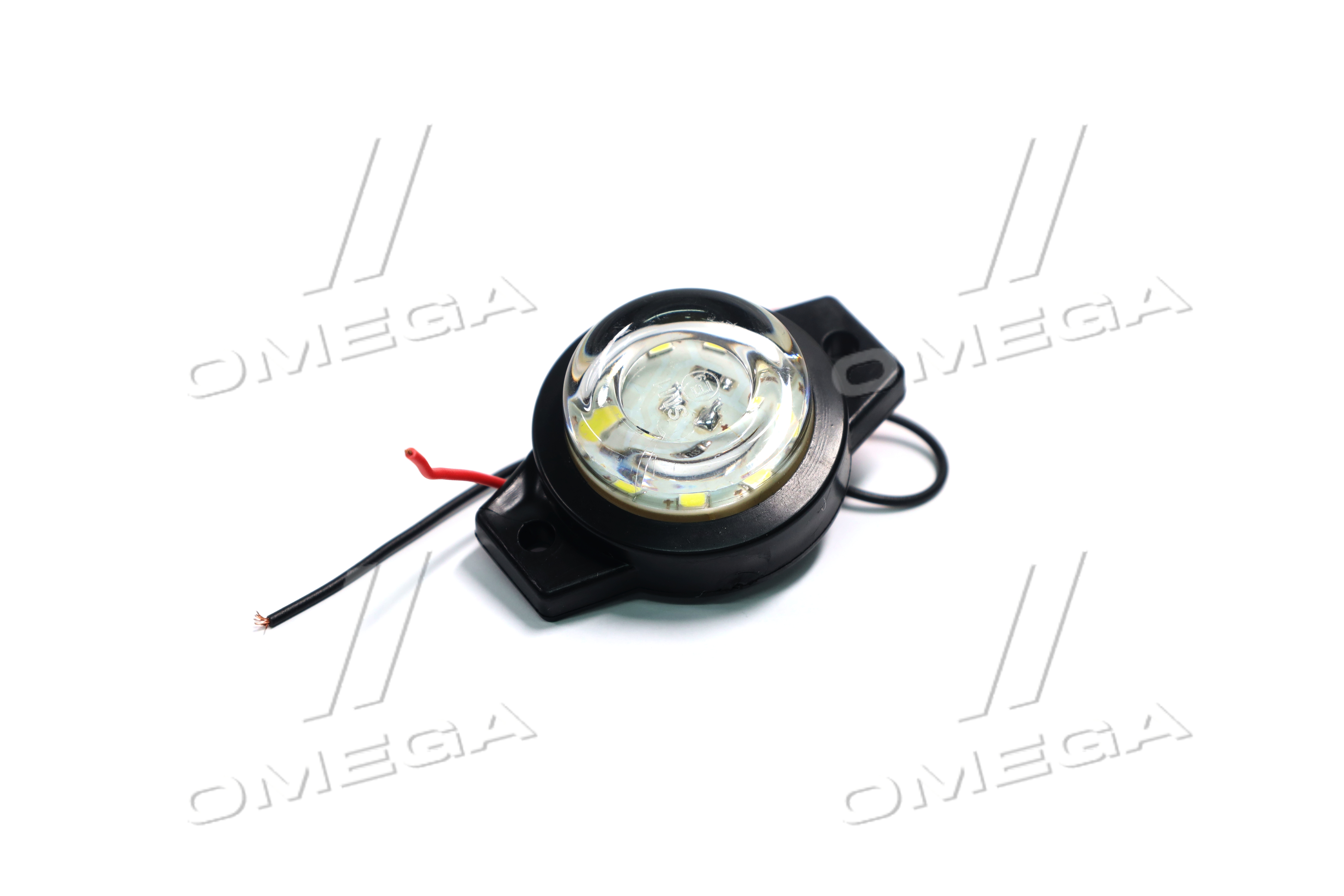 Ліхтар габаритний 24V 9 LED білий круглий (TEMPEST) TP02-55-102