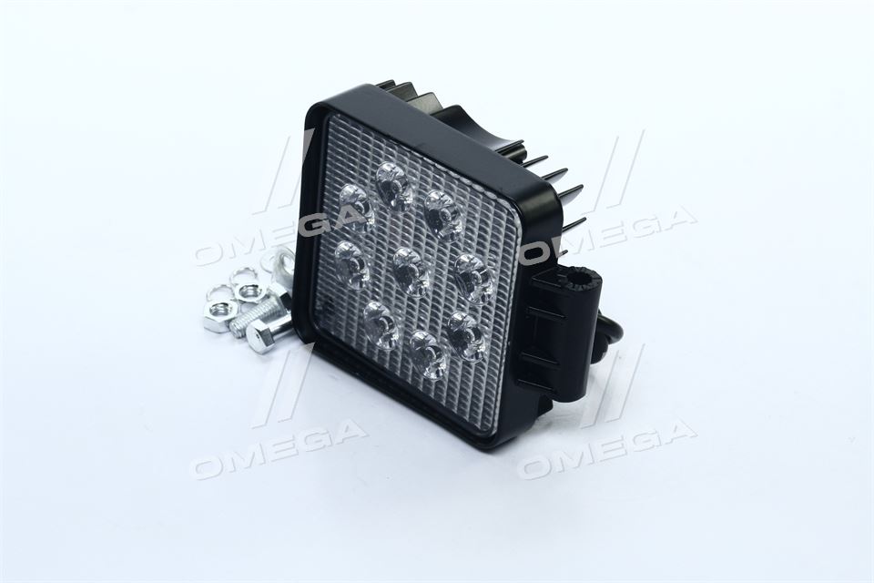 Фара LED додаткова 12/24V/27W 9діод. (квадратна) TP 02-57-045