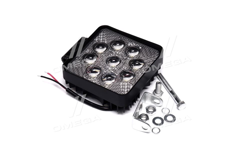 Фара LED додаткова 5D 24V/27W 9діод (квадратна) TP 27-5D-C4
