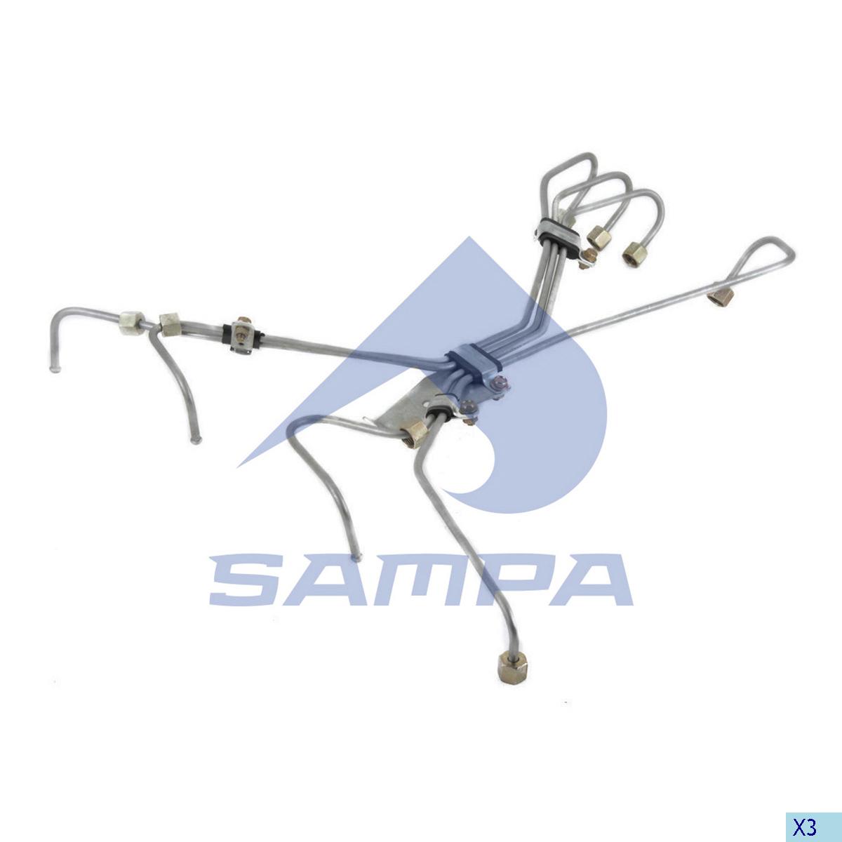 Топливные трубки Mercedes OM-442LA R 010.865
