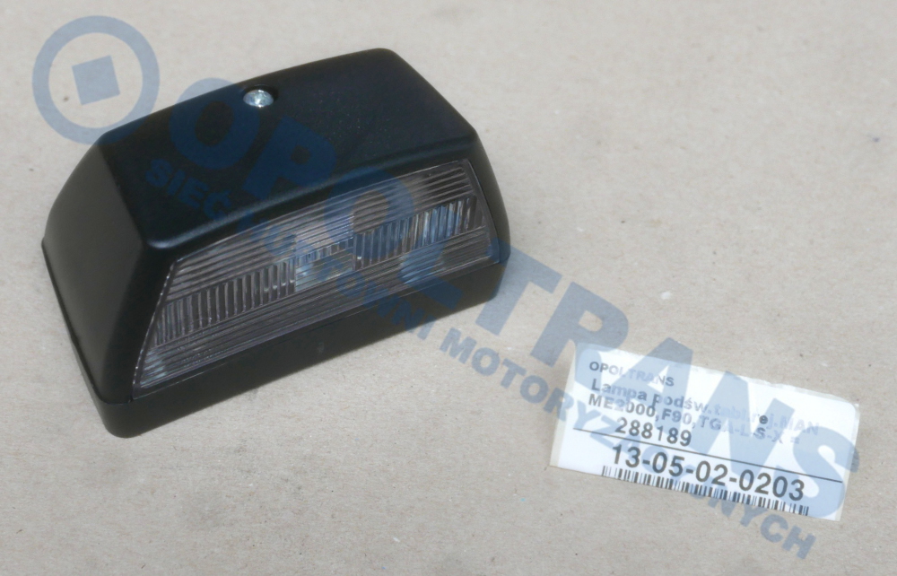 Фонарь подсветки номера MAN TGA, DAF XF 13-05-02-0203