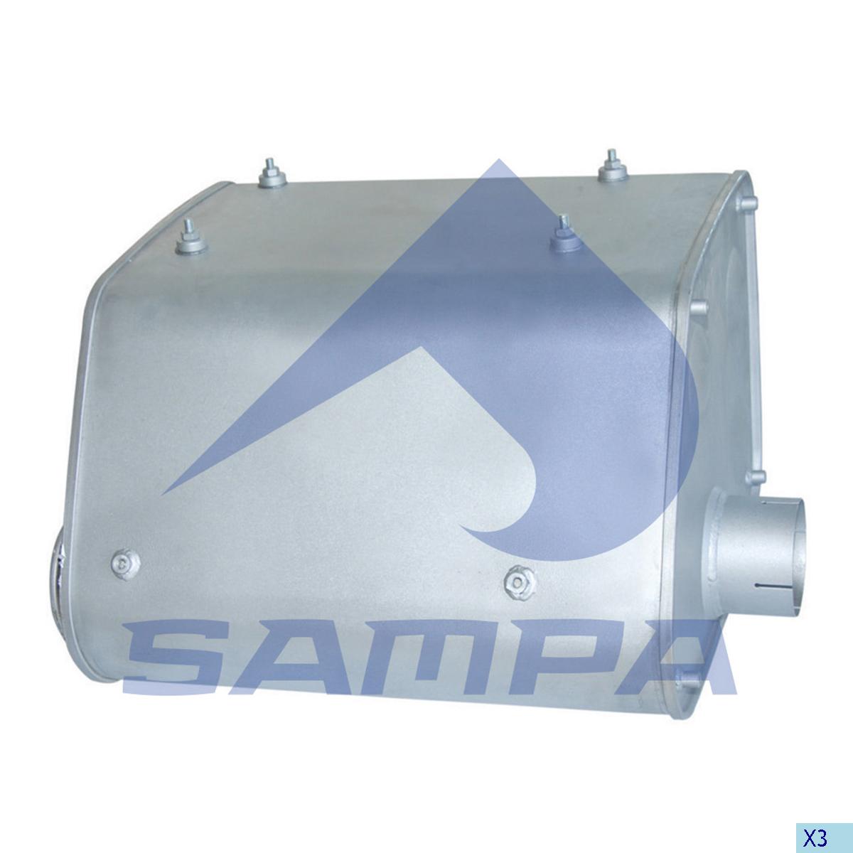 Глушитель MAN F2000 021.184