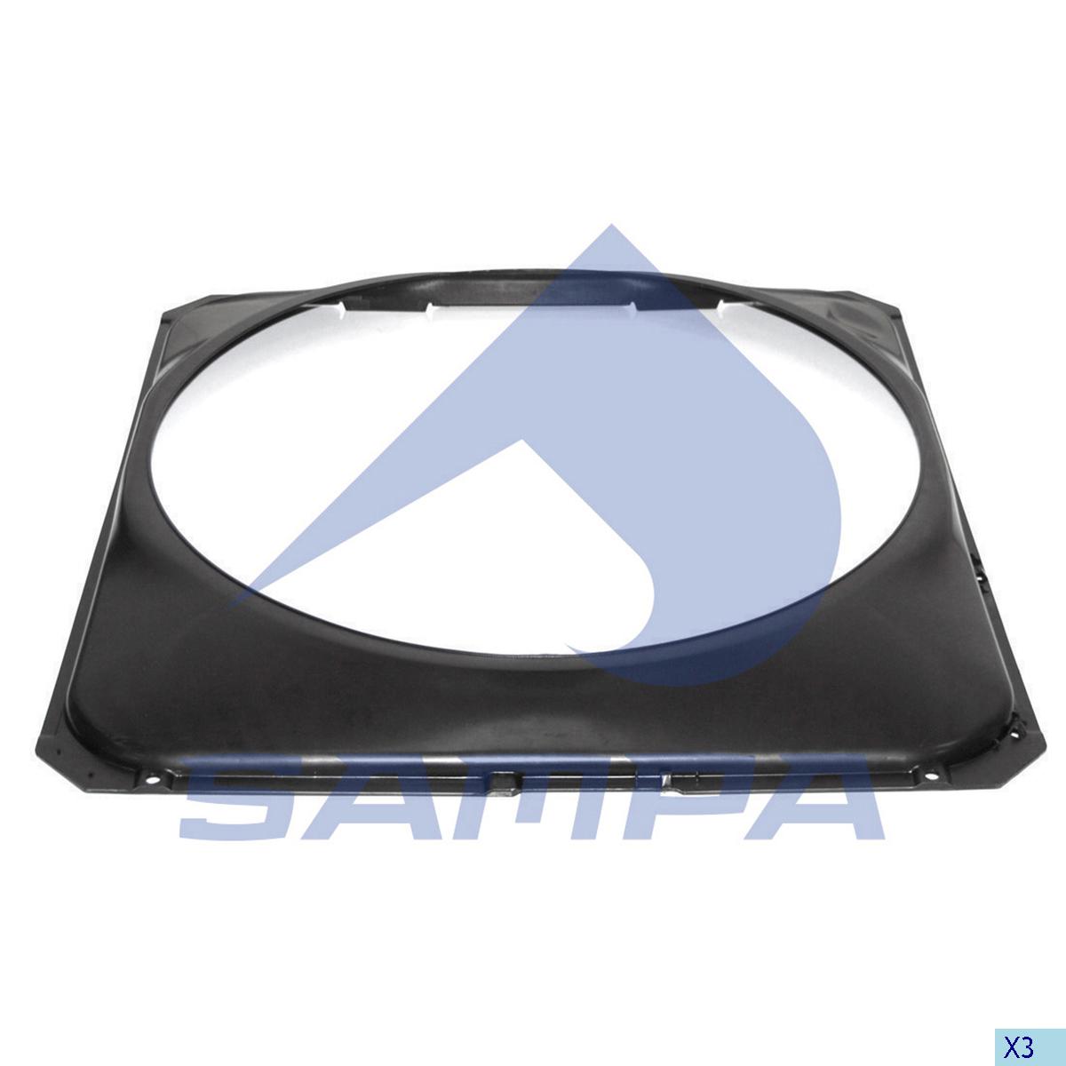 Диффузор радиатора Scania 4 -04 041.426