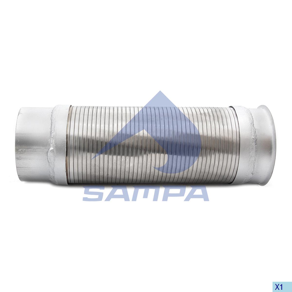 Гофра выхлопной трубы MAN TGS-X d115x364 025.371