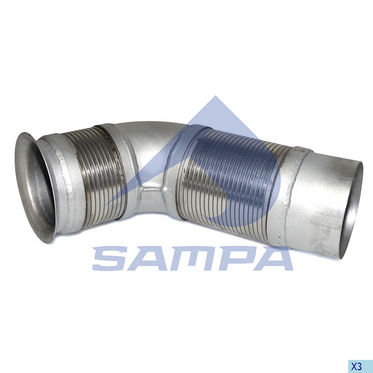 Выхлопная труба Mercedes Actros MP1-MP3 d127 100.261