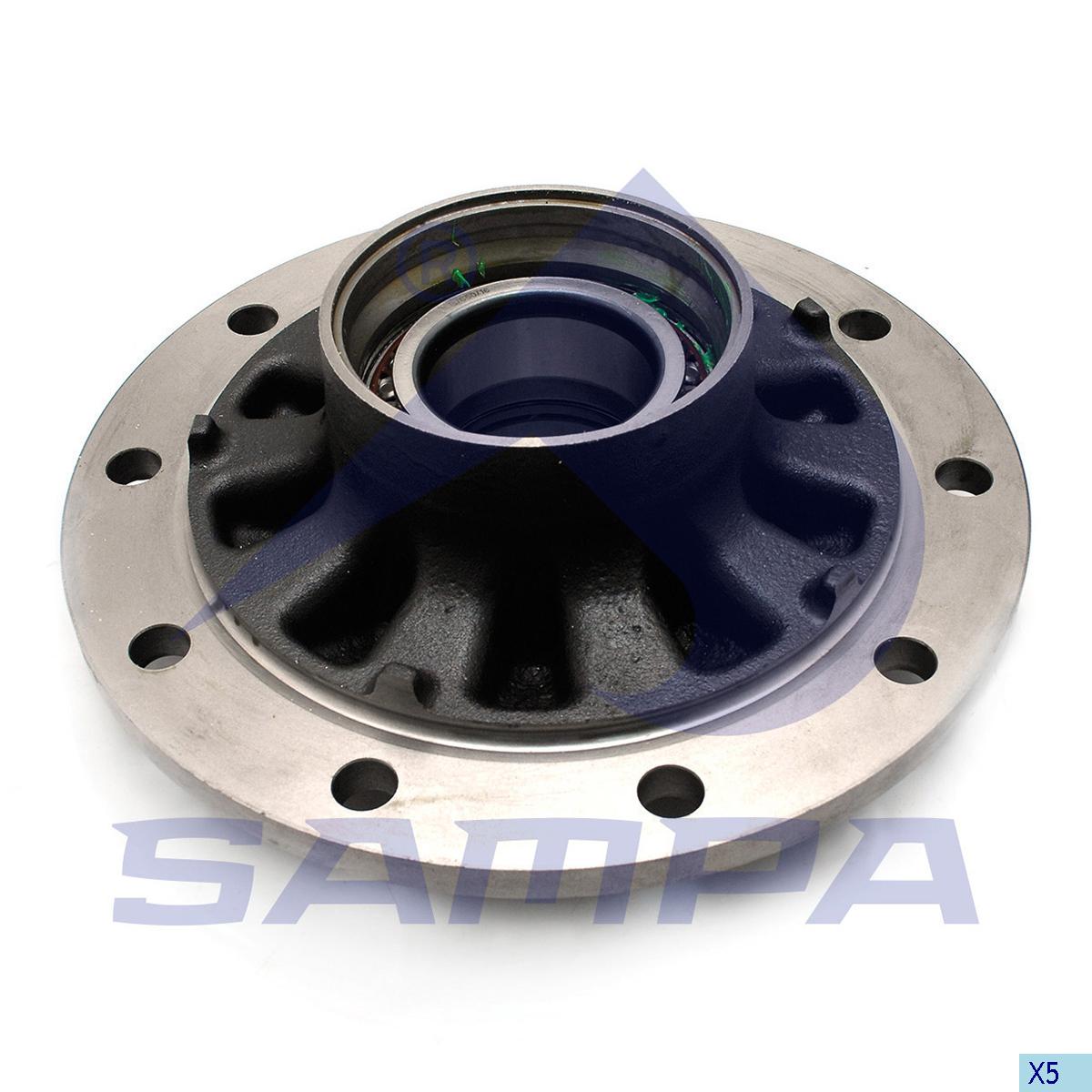 Маточина колеса SAF 9t 420mm 075.166/1