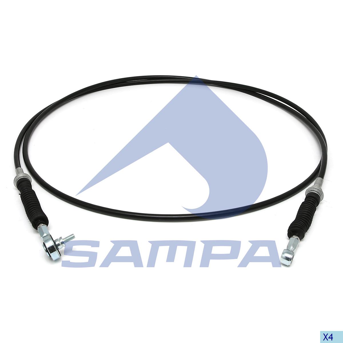 Трос КПП MAN TGA/S/X 3175mm 023.382