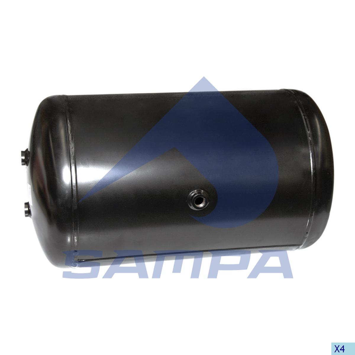 Ресивер воздушный 80L BPW, DAF, MAN, Schmitz 0500 0032