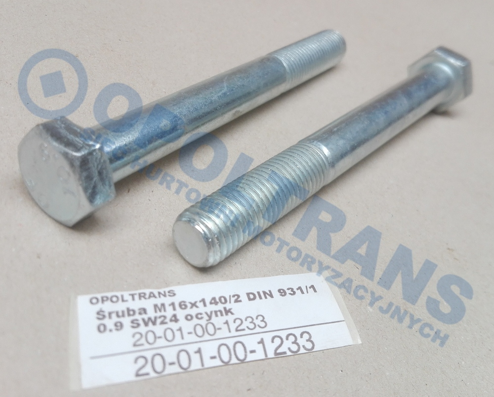 Болт рессоры M16x140x2 20-01-00-1233