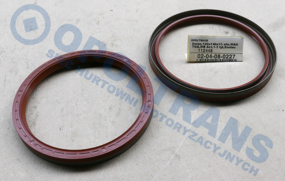 Сальник колінвала Mercedes OM-441LA-501LA задній 02-04-08-0227
