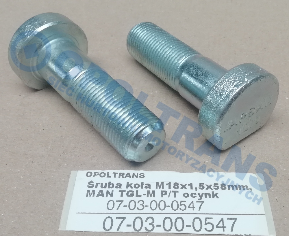 Шпилька колеса M18 MAN L2000 переднего 07-03-00-0547