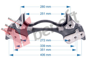 Скоба супорта Meritor D3 10-01-03-0534