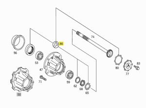 Сальник ступицы Mercedes 1320 зад 120x145x14,2/12 0003500068