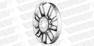 Крыльчатка вентилятора MAN E2000, F2000, TGS I, TGX 717225