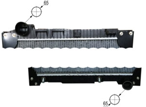Радіатор Mercedes NG, SK 521-MB4101-00