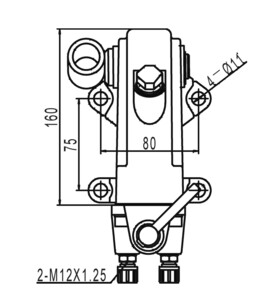 Насос поднятия кабины DAF LF45, LF55 DP-DA-365
