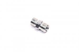 Штуцер гідравлічний з'єднувальний прямий S19-S19 (М16х1.5-М16х1.5) грань S17 DK-053