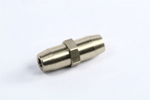 З'єднувач пневматичний D6-6 з накидною гайкою прямий латунь RD 08.24.28