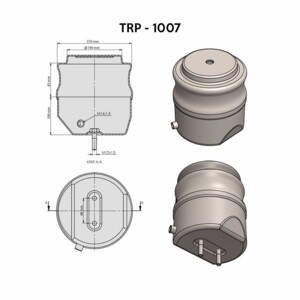 Стакан пневмоподушки Mercedes O404 TRP1007