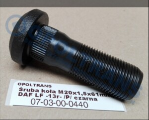 Шпилька колеса M20x61 DAF LF45 перед. 07-03-00-0440