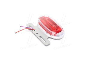 Ліхтар габаритний (червоний) 9D LED 24V (з поворотом, що біжить, підсвічуванням борту) TP 97-27-96