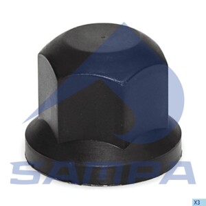 Колпачок гайки колеса DAF черный 53168