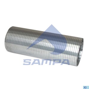 Гофра вихлопної труби MAN F90 d101x285 оцинк. 020.391