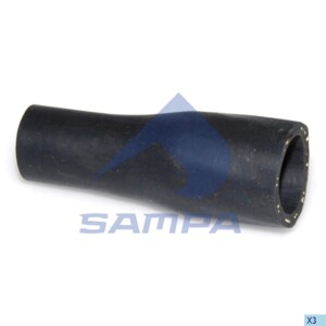 Патрубок радіатора MAN TGA, автобус d18xd25x80 021.105