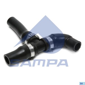 Патрубок крана отопителя MAN TGA-S-X d18 021.117