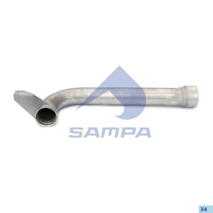 Вихлопна труба DAF CF75 середня 01- 050.481