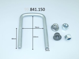 Стремянка ресори M14x78x150 Renault Master 10- 841150-LS