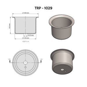 Подстаканник подушки 644N Mercedes O303, O345 TRP-1029