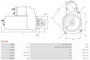 Стартер Remanufactured AS-PL S0275SR