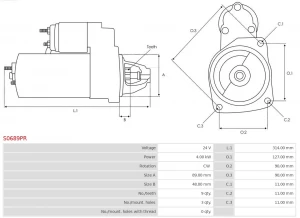 Стартер Remanufactured AS-PL S0689PR