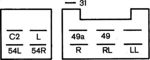 Реле поворотов Mercedes 11 клемм, 24V 4DW002 834-121