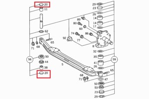 Крышка шкворня Mercedes 508D 319 997 00 25